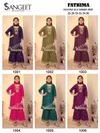 Fathima By Sangeet Vichitra Blooming Silk Kids Girls Wear Kurti Set